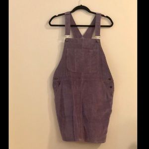 NWOT Corduroy overall dress